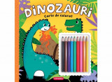 Dinozauri - carte de colorat