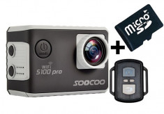 Camera Video Sport 4K iUni Dare S100 Pro Black, WiFi, mini HDMI, 2 inch LCD + Card MicroSD 16GB foto