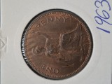 One penny 1963