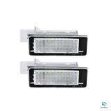 Set 2 Lampi LED Numar Inmatriculare Renault Clio 3 4 Captur Fluence Laguna Megane Modus Scenic Twigo Zoe, Alb Rece, Plug&amp;Play