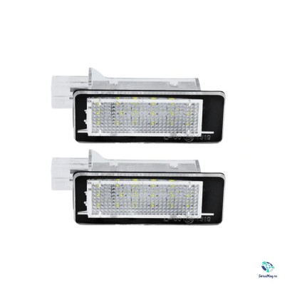 Set 2 Lampi LED Iluminare Numar Inmatriculare pentru Renault Clio foto