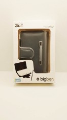 Husa + Stylus BigBen pentru Nintendo 3DS - Gri