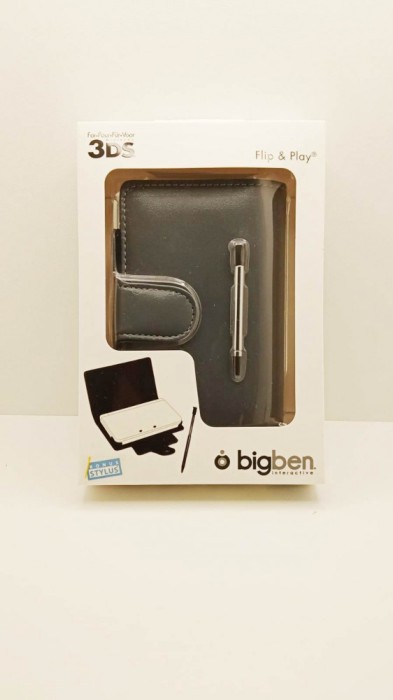 Husa + Stylus BigBen pentru Nintendo 3DS - Gri