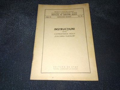 INSTRUCTIUNI PENTRU COMBATEREA BOLII CULCAREA PUIETILOR foto