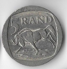 Moneda 5 rand 1994 - Africa de Sud