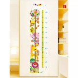 Cumpara ieftin Sticker Perete Autocolant cu Centimetru pentru Copii Animale 120x56 - 06215