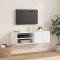 vidaXL Cabinet TV cu sertar Alb 100.5 x 39 x 30 cm Lemn compozit 880241