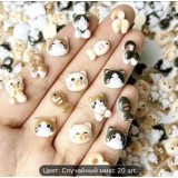 Figurine 3D volumetrice pentru manichiură, set de 50 bucăți D17