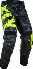 Pantaloni cross enduro FLY RACING KINETIC OUTLAW culoare negru, marime 32 foto