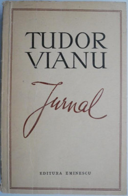 Jurnal &amp;ndash; Tudor Vianu foto