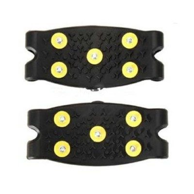 Set 2 crampoane antiderapante, ideal pentru marimile 36-41, negru si galben foto