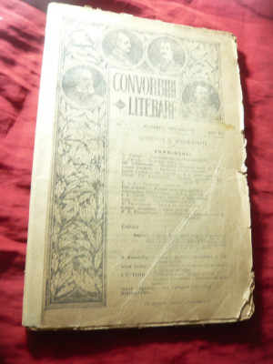 Revista Convorbiri Literare ian.1921 112 pag : G.Valsan ,P.Cerna , Gh.Tutoveanu foto