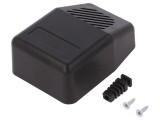 Carcasă alimentator ABS neagră 60x85x32mm, KRADEX