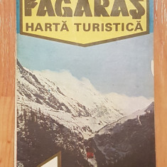 Harta turistica Muntii Fagaras