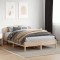 Gossi cadru de pat fara saltea, 160x200 cm, lemn masiv pin