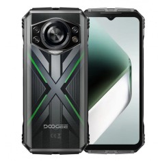 Telefon mobil Doogee S Cyber Pro, Verde, 5G, 6.6 FHD+ 120Hz IPS, AI Foto, 32GB RAM(12GB+20GB extensibili), 512GB ROM, 50MP+8MP+32MP, 20MP Night Vision