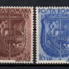 Romania 1943, LP.156 - Ziua sporturilor, urme de șarnieră, MH