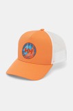 Helly Hansen sapca culoarea portocaliu, cu imprimeu, 67520
