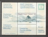 Groenlanda.1987 Expozitia filatelica HAFNIA-Bl. MG.6
