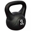 Greutate tip bilă cu m&acirc;ner Kettlebell 6 kg 90388, vidaXL