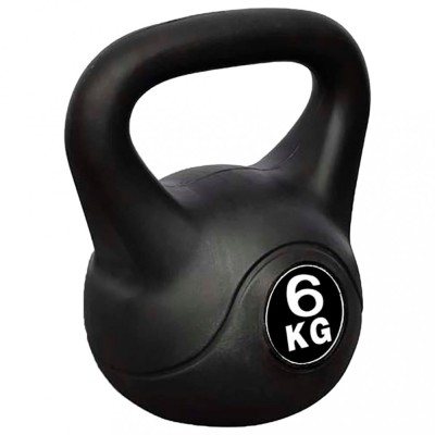 Greutate tip bilă cu m&amp;acirc;ner Kettlebell 6 kg 90388 foto