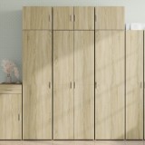 VidaXL Dulap &icirc;nalt, stejar sonoma, 70x42,5x185 cm, lemn prelucrat