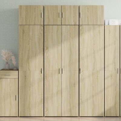 Gossi dulap inalt, stejar sonoma, 70x42,5x185 cm, lemn prelucrat foto