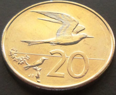 Moneda 20 CENTI - i-le COOK / OCEANIA, anul 2015 *cod 2755 UNC foto