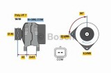 Generator / Alternator RENAULT LAGUNA II (BG0/1) (2001 - 2016) BOSCH 0 986 080 420