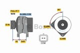 Generator / Alternator OPEL VIVARO platou / sasiu (E7) (2006 - 2014) BOSCH 0 986 080 420