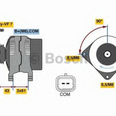 Generator / Alternator RENAULT LAGUNA II (BG0/1) (2001 - 2016) BOSCH 0 986 080 420