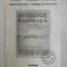 SOCIOLOGIE ROMANEASCA-D. GUSTI,T.HERSENI,H.H.STAHL,1999