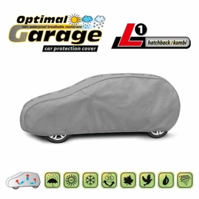 Prelata auto completa Optimal Membrane Garage complet impermeabila si respirabila - L1 - Hatchback/Kombi Garage AutoRide foto