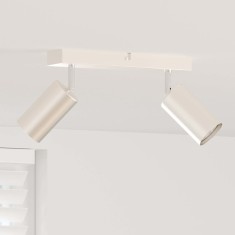 vidaXL Spot de tavan Nichel periat 26 x 5.5 x 16.5 cm Oțel 4108196