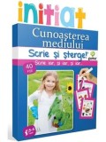 Cumpara ieftin Carduri educative Scrie si sterge Cunoasterea mediului, 5-7 ani, Gama, animale, plante, ecologie
