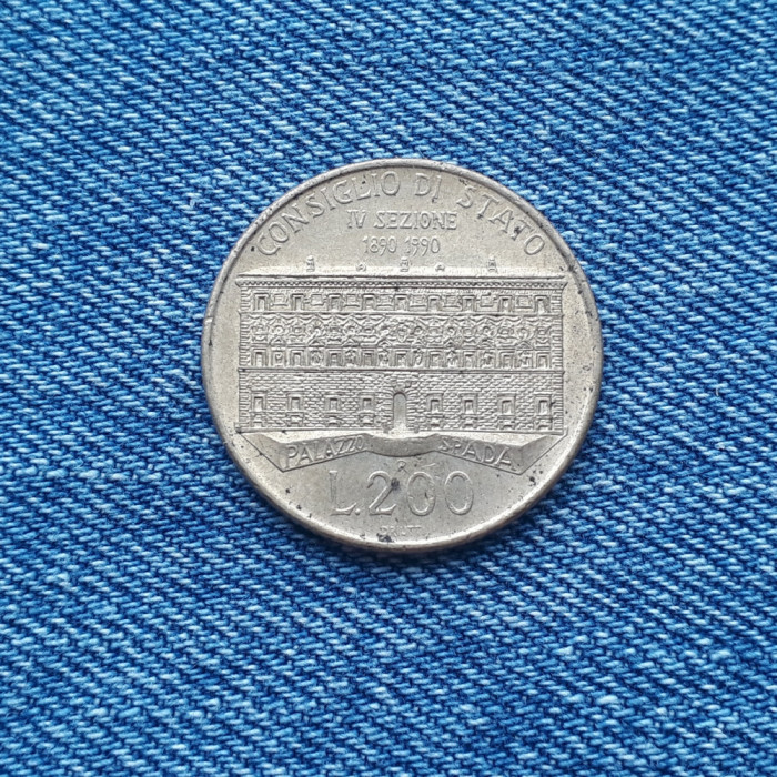 200 lire 1990 Italia