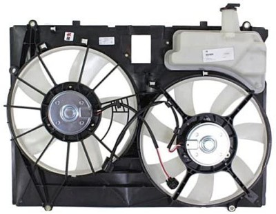 GMV radiator electroventilator Lexus RX, 2004-2009, RX350, motor 3.5 V6, benzina, cutie automata, cu AC, 335/335 mm; 3 pini, Versiunea SUA; cu modul foto