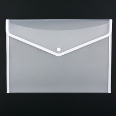 Mapă Documente, Transparentă, Capsă, Plastic, Dimensiuni 37.5x26x1 cm