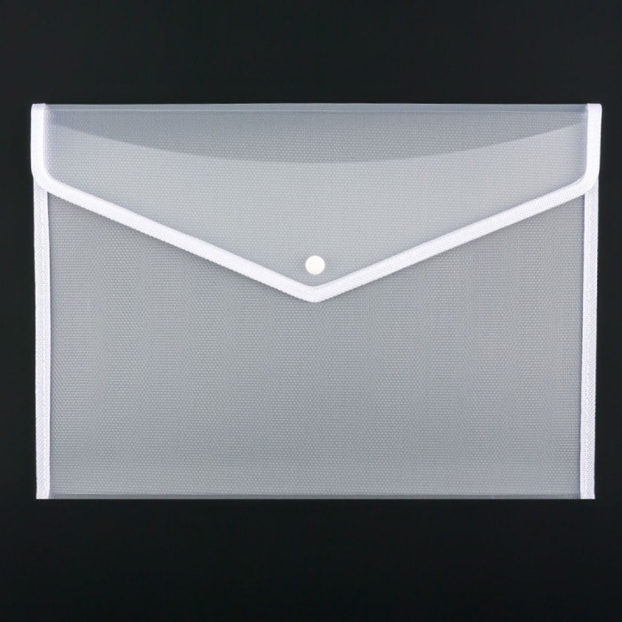 Mapă Documente, Transparentă, Capsă, Plastic, Dimensiuni 37.5x26x1 cm