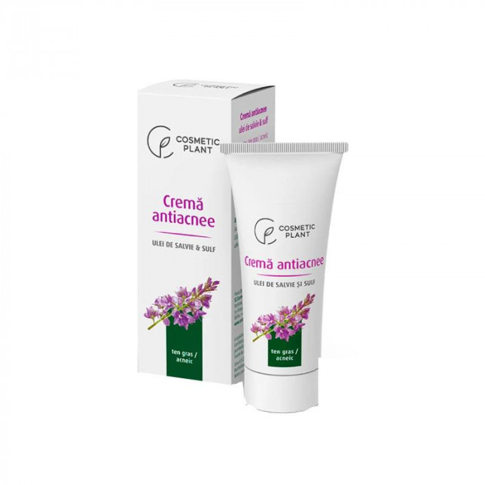 Crema Antiacnee cu Ulei de Salvie si Sulf 30 mililitri Cosmetic