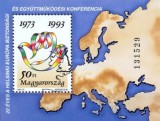 Ungaria 1993 - CSCE, colita neuzata