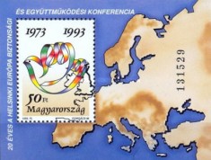 Ungaria 1993 - CSCE, colita neuzata foto