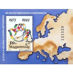 Ungaria 1993 - CSCE, colita neuzata