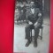 HOPCT 382 N BARBAT PE SCAUN - FAMILIE -FOTOGRAFIE VECHE TIP CP