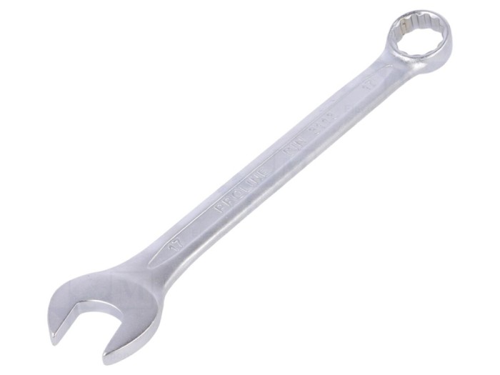 Cheie combinată 17mm, oțel crom-vanadium