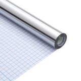 vidaXL Autocolant pentru Mobilă Altele Argintiu 500 x 90 cm PET 3394647