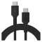 Cablu Greencell PowerStream USB-C 2m 100W &Icirc;ncărcare Rapidă PD Panther Negru