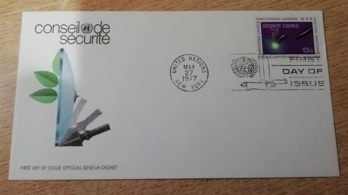 B16 - FDC - Natiunile Unite - Consiliul de securitate - 1977