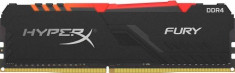 Memorie Kingston HyperX Fury HX426C16FB3A/8 RGB 8GB DDR4 2666MHz CL16 foto