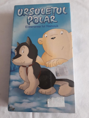 Ursuletul Polar- Eliberarea Lui Nanouk, caseta video VHS, originala foto